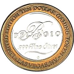 10 Dollar Gaming Token - Bellagio Las Vegas, Nevada