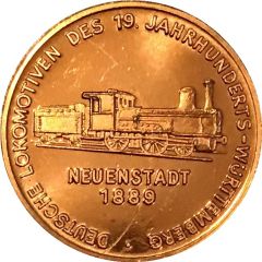 150 years of German Railroads Neuenstadt 1889