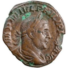 Sestertius - Philippus I MILIARIVM SAECVLVM S C COS III