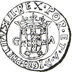 1 Patacão - Filipe III Goa mint