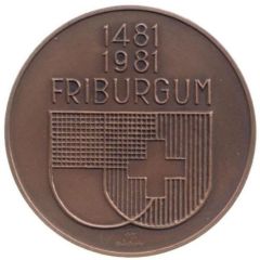 500 years of the entry of Fribourg into the Confederation bronze