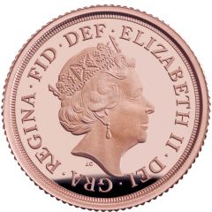 1/4 Sovereign - Elizabeth II 5th portrait, Queens 95th Birthday