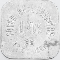 10 Centimes - Foyer de l'Ouvrier Paris