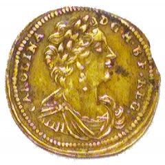 Rechenpfennig Caroline of Ansbach