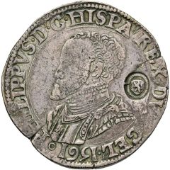 1 Daalder `Philipsdaalder` - Philip II Countermark A13.1