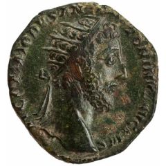 Dupondius - Commodus TR P VIII IMP VI COS IIII P P S C, Roma and Victory