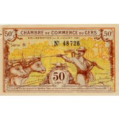 50 Centimes - Chambre de Commerce du Gers [32]