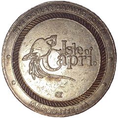 5 Dollar Gaming Token - Isle of Capri Casino Marquette, Iowa
