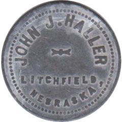 5 Cents - John J. Haller Litchfield, Nebraska