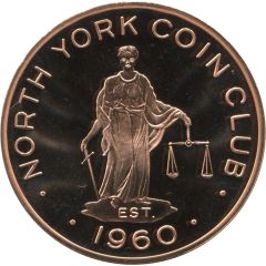 Medal - North York Coin Club Toronto, Ontario