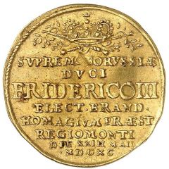 1 Ducat - Frederick III Homage to Königsberg