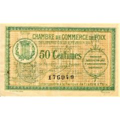 50 Centimes - Chambre de Commerce de Foix 09