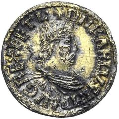 Denier - Charlemagne Christian legend, long titles