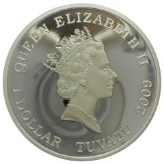 1 Dollar - Elizabeth II Charles Darwin, Silver Bullion