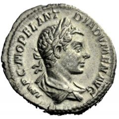 Denarius - Diadumenian FELICITAS TEMPORVM, Felicitas