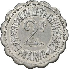 2 Francs - Entreprise Collet et Gouvernet