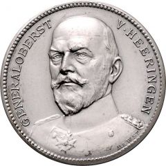 Medal - War of Austria/Hungary and Germany against France, Russia, England and others - Generaloberst von Heeringen
