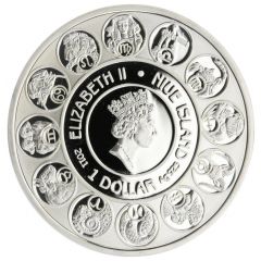 1 Dollar - Elizabeth II Pisces