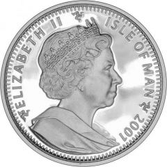 1 Crown - Elizabeth II Queen Mother - Silver Wedding Anniversary, Silver Proof