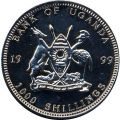 1000 Shillings 1 Euro Netherlands