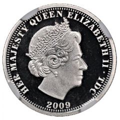 5 Pounds - Elizabeth II Saint George and the dragon, platinum