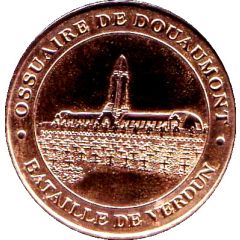 Monnaie de Paris Tourist Token - Ossuaire de Douaumont Bataille de Verdun