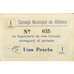 1 Peseta Alfafara