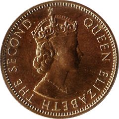 1 Penny - Elizabeth II Jamaican Coinage