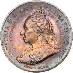 Medal - Victoria Diamond Jubilee; `The Royal Family`, silver