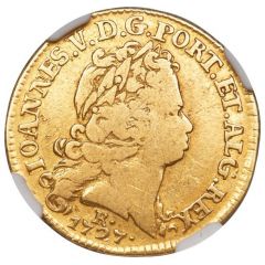 1600 Réis - João V 1st Type of Shield, Rio de Janeiro Mint