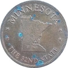 Token - Shell’s States of the Union Coin Game, Version 1 Minnesota