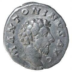 Denarius - Marcus Aurelius PROV DEOR TR P XVII COS III, Providentia