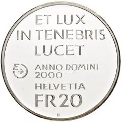 20 Francs Lumen Christi, trial