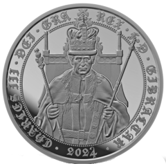 1/4 Sovereign - Charles III 535 years of Sovereign, Silver
