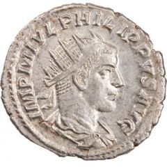 Antoninianus - Philippus II P M TR P IIII COS P P, Felicitas