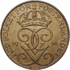 5 Öre - Gustaf V