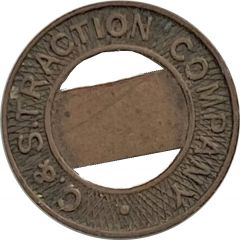 1 Fare - C. and S. Traction Company New London, Connecticut