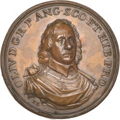 Medal Oliver Cromwell, bronze