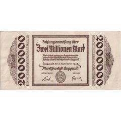 2 000 000 Mark Marktsparkasse