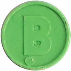 Beer Token - B hellgrün