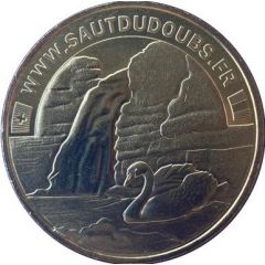 Jeton touristique - Monnaie de Paris -Le Saut du Doubs La cascade