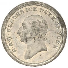 Souvenir - George IV Death of Prince Frederick, white metal
