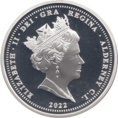 5 Pounds - Elizabeth II RNLI - Roy Barker I and Queen, Silver Proof