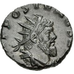 Antoninianus - Aureolus in the name of Postumus; Mars