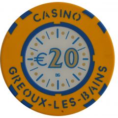 jeton de Casino 20€ Gréoux les bain