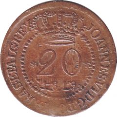 20 Réis - João VI Bahia mint