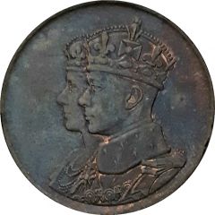 Medal - George VI Royal Visit, bronze, 32mm