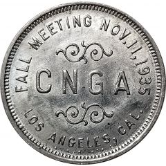 20 Cents - CNGA Fall Meeting Los Angeles, California