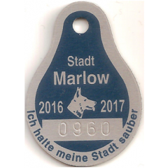 Dog Tax Token Marlow 2016-2017