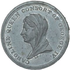 Medalet - George IV Death of Caroline
